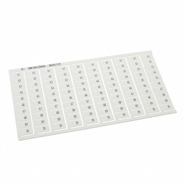 1SNK160072R0000 TE Connectivity ENTRELEC  Terminal Block Marker Strips